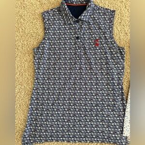 Peter Millar golf polo tank medium